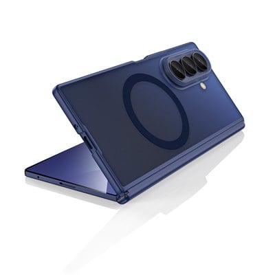 Galaxy Z Fold 7 Kılıf M-safe Şarj Özellikli Arkası Mat Sert PC Wlons Vena Kapak
