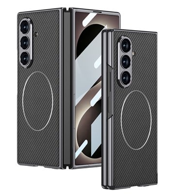 Galaxy Z Fold 8 Ultra Kılıf M-safe Şarj Özellikli Zore Kıpta KPT-10 Sert PC Kapak