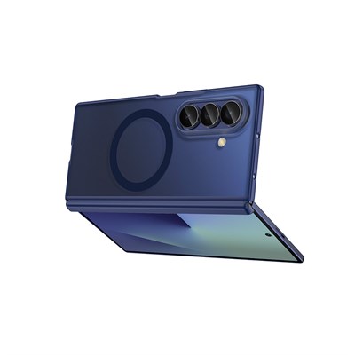 Galaxy Z Fold 8 Ultra Kılıf M-safe Şarj Özellikli Arkası Mat Sert PC Wlons Vena Kapak
