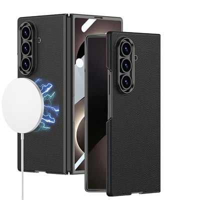 Galaxy Z Fold 8 Ultra Kılıf M-safe Şarj Özellikli Zore Kıpta KPT-12 Sert PC Kapak