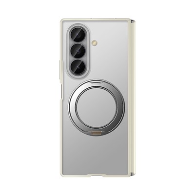 Galaxy Z Fold 8 Ultra Kılıf M-safe Şarj Özellikli Arkası Mat Sert PC Wlons Vena Standlı Kapak
