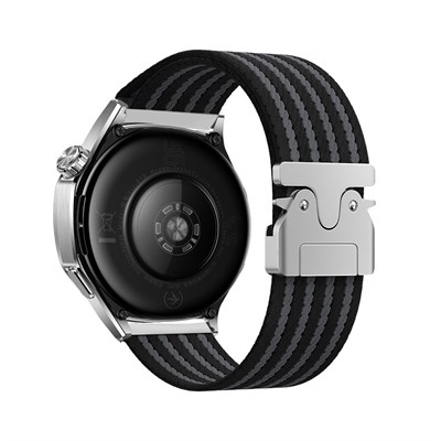 Gear S3 Zore KRD-133 22mm Naylon Kumaş Hasır Örgülü Kordon