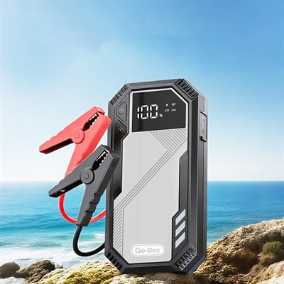 Go Des GD-B635 LED Işıklı Araç Akü Acil Durum Takviye Güç Kaynağı 12V