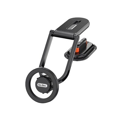 Go Des GD-HD275 Magnetik M-safe Uyumlu 360 Derece Dönebilen Düz Zemin Araç Telefon Tutucu