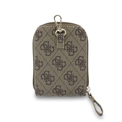 Guess Orjinal Lisanslı 4G Desenli Büyük Metal Logolu Omuz Askılı Purse El Çantası