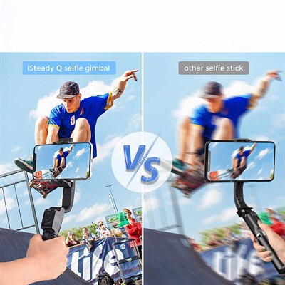 Zore iSteady Q 2 Eksenli El Tipi Selfie Çubuğu Gimbal Stabilizatör