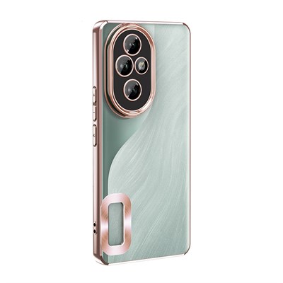 Honor 200 Pro Kılıf Kamera Korumalı Logo Gösteren Zore Omega Kapak