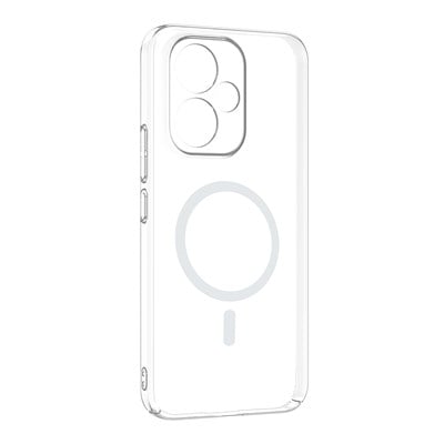 Honor 400 Kamera Korumalı M-Safe Şarj Özellikli Şeffaf Zore London Silikon Kapak