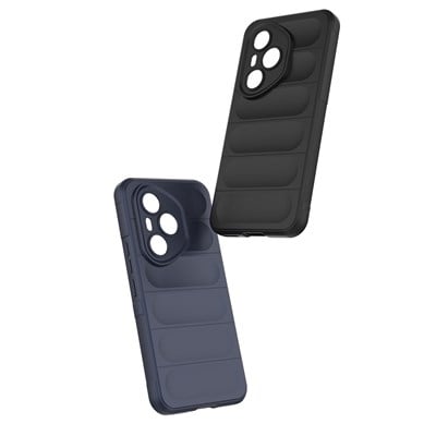Honor 400 Pro Kılıf Esnek TPU Oyuklu Arka Yüzey Tasarımlı Zore Etnik Silikon Kapak