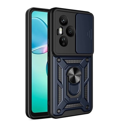 Honor 400 Pro Kılıf Magnetik Standlı Kamera Korumalı Zore Sürgülü Vega Kapak