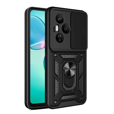 Honor 400 Pro Kılıf Magnetik Standlı Kamera Korumalı Zore Sürgülü Vega Kapak