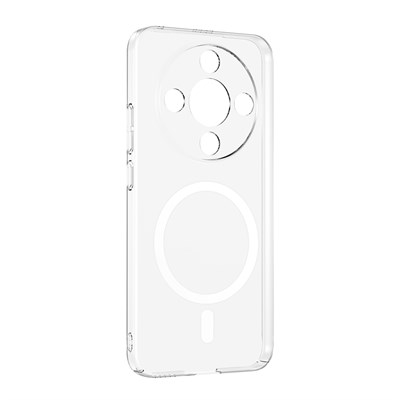 Honor Magic 8 Lite 5G Kamera Korumalı M-Safe Şarj Özellikli Şeffaf Zore London Sert PC Kapak