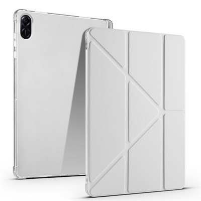 Honor Pad X8A Kılıf Zore Tri Folding Kalem Bölmeli Standlı Kılıf