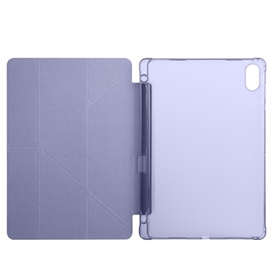 Honor Pad X8A Kılıf Zore Tri Folding Kalem Bölmeli Standlı Kılıf