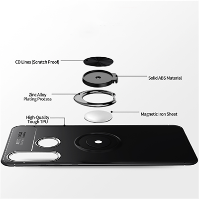 Huawei P40 Lite E Kılıf Zore Ravel Silikon Kapak