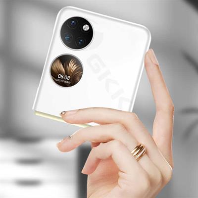Huawei P50 Pocket Kılıf Zore Sert Kıpta Kapak
