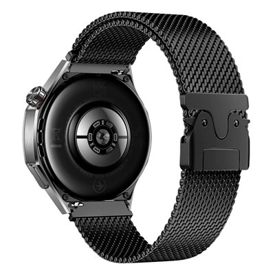 Huawei Watch Fit 3 22mm Zore KRD-25 Metal Hasır Kordon