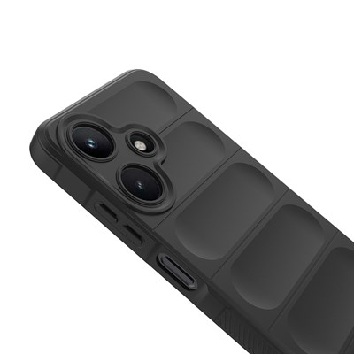 İnfinix Hot 30i Kılıf Esnek TPU Oyuklu Arka Yüzey Tasarımlı Zore Etnik Silikon Kapak