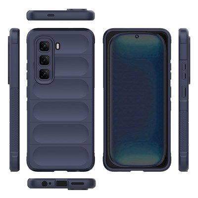 İnfinix Hot 50 4G Kılıf Esnek TPU Oyuklu Arka Yüzey Tasarımlı Zore Etnik Silikon Kapak