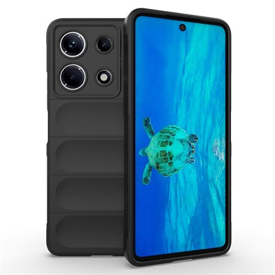 İnfinix Note 30 4G Kılıf Esnek TPU Oyuklu Arka Yüzey Tasarımlı Zore Etnik Silikon Kapak