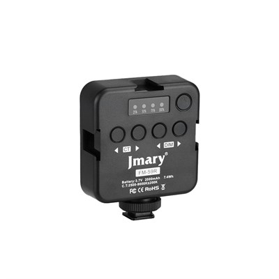 Jmary FM-59R Telefon-Kamera Üstü Pilli Aydınlatma Işığı