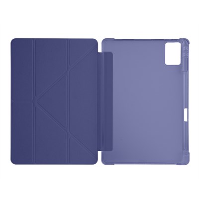 Lenovo Idea Tab Plus 12.1 Kılıf Zore Tri Folding Kalem Bölmeli Standlı Kılıf