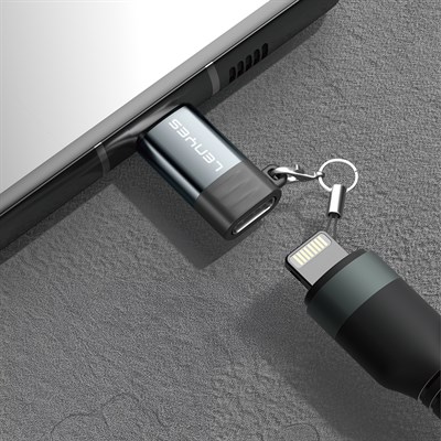 Lenyes AX111 Lightning to Type-C Çevirici OTG Adaptör