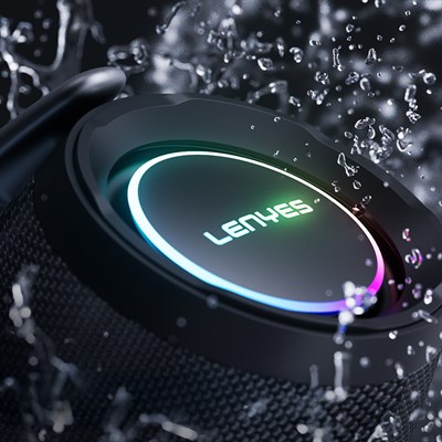 Lenyes Boost X Serisi RGB Işıklı Çift Mikrofonlu Taşınabilir Bluetooth Hoparlör v5.3 600W