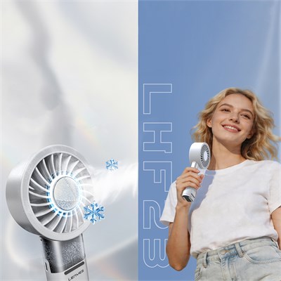 Lenyes LHF23 Dijital LED Göstergeli Buz Kompresli Portatif Katlanabilir Soğutucu El Fanı