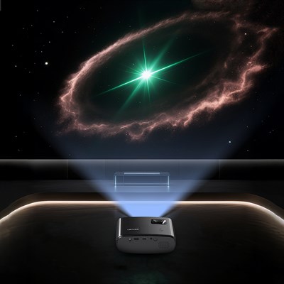 Lenyes LPR04 Pro 2 inç LCD 100 ANSI Lümen Projektör Yansıtma Cihazı