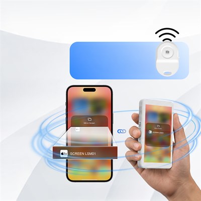 Lenyes LSM01 Bluetooth Kumandalı Magnetik Wireless Ekran Yansıtma Cihazı
