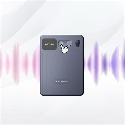 Lenyes LT01 Yapay Zeka Destekli Canlı Çeviri Özellikli Magnetik Ses Kayıt Cihazı