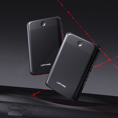 Lenyes PW0008D PD 20W LED Ekranlı Yapay Zeka Destekli Ultra İnce Wireless Powerbank 15W 5000mAh