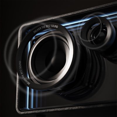 Lenyes S862 Su Geçirmez Mikrofonlu Çoklu Giriş Karaoke Bluetooth Hoparlör v5.3 120W