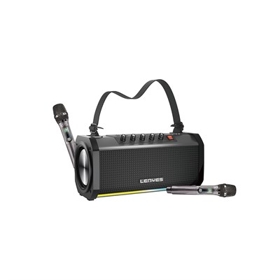 Lenyes S863 RGB Led Işıklı Mikrofonlu TWS Bluetooth Speaker Hoparlör v5.3