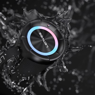 Lenyes S871 RGB Işıklı Taşınabilir Su Geçirmez TWS Bluetooth Hoparlör