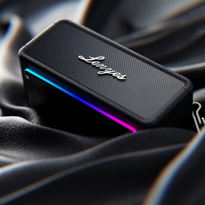 Lenyes S876 Supreme Serisi RGB Işıklı Taşınabilir Su Geçirmez TWS Bluetooth Hoparlör v5.3 45W