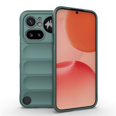 Nothing Phone 4A Pro Kılıf Esnek TPU Oyuklu Arka Yüzey Tasarımlı Zore Etnik Silikon Kapak