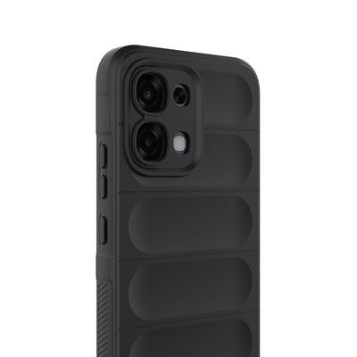 Oppo A6 Pro Kılıf Esnek TPU Oyuklu Arka Yüzey Tasarımlı Zore Etnik Silikon Kapak
