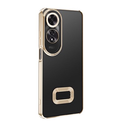 Oppo A60 Kılıf Kamera Korumalı Logo Gösteren Zore Omega Kapak