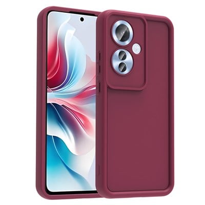 Oppo Reno 11F Kılıf Kamera Korumalı Zore Ananas Kapak
