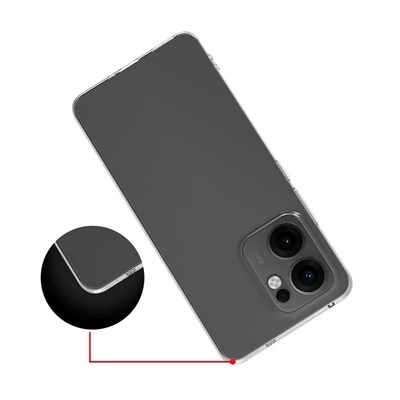 Oppo Reno 13F 5G Kılıf Zore Süper Silikon Kapak