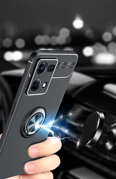 Oppo Reno 7 4G Kılıf Zore Ravel Silikon Kapak