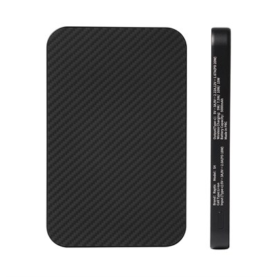 Raptic S4 Aramid-Skin M-safe Şarj Özellikli Ultra İnce 600D Powerbank 15W 5000mAh