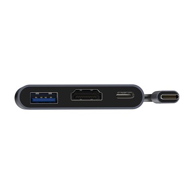 Recci RH05 Type-C to Type-C PD100W + HDMI 4K@30Hz + USB3.0 Bağlantı Özellikli 3in1 Hub