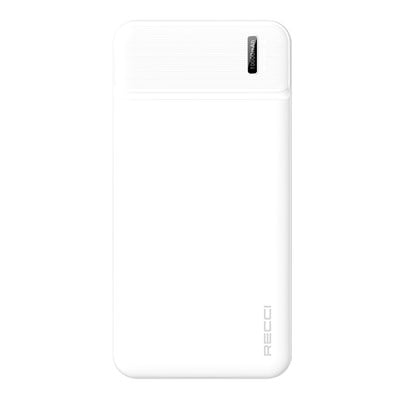 Recci RPB-N16C Ultra İnce Hızlı Şarj Özellikli Led Işık Göstergeli Wireless Powerbank 10000mAh