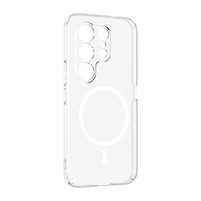 Tecno Camon 50 Kamera Korumalı M-Safe Şarj Özellikli Şeffaf Zore London Sert PC Kapak