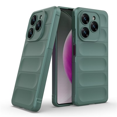 Tecno Spark 20 Pro 4G Kılıf Esnek TPU Oyuklu Arka Yüzey Tasarımlı Zore Etnik Silikon Kapak