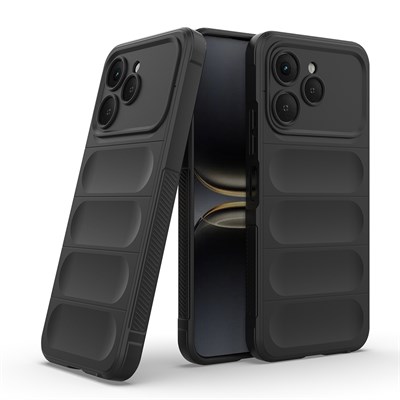 Tecno Spark 40 Kılıf Esnek TPU Oyuklu Arka Yüzey Tasarımlı Zore Etnik Silikon Kapak