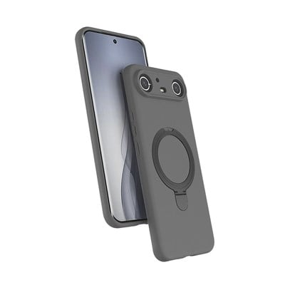 Tecno Spark Slim 5G Kılıf M-safe Şarj Özellikli Standlı Zore Samara Kapak